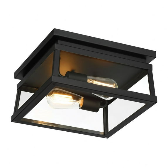 Minka Lavery - Isla Vista - 2 Light Outdoor Flush Mount-6 Inches Tall and 12