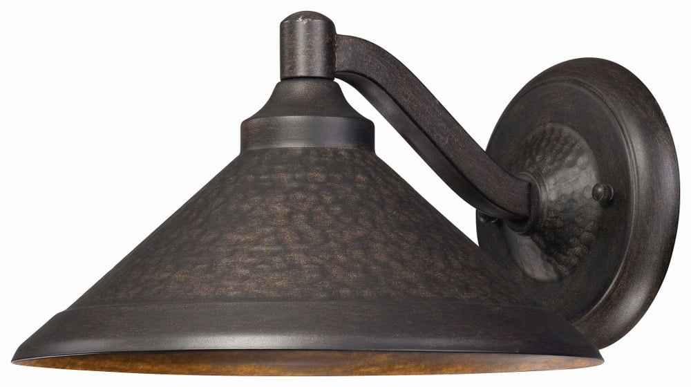 Aspen Bronze Frost Glass LED Outdoor Wall Sconce