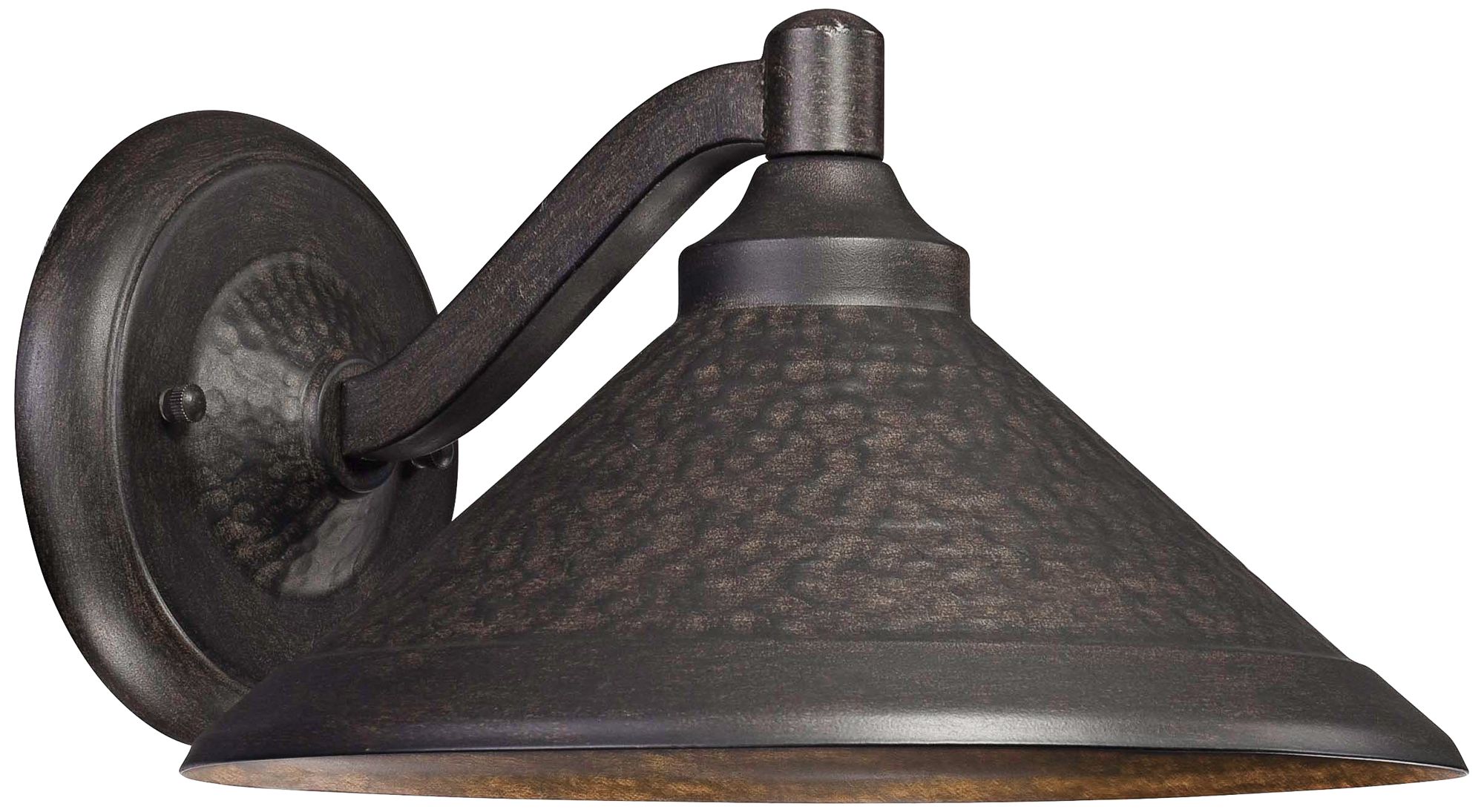 Aspen Bronze Frost Glass LED Outdoor Wall Sconce