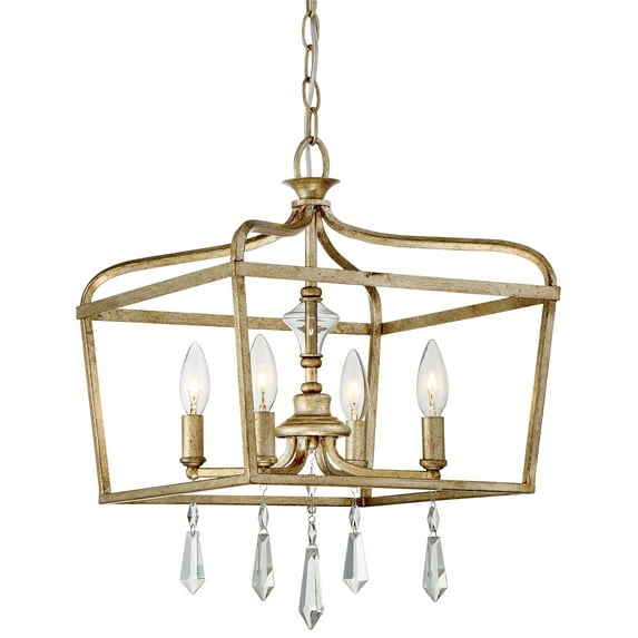 Minka Lavery Laurel Estate 14 1/4" Wide Brio Gold 4-Light Pendant
