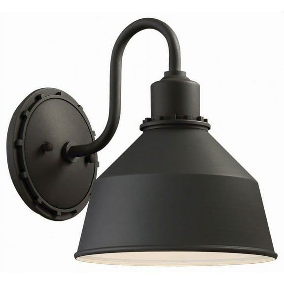 Minka Lavery Mantiel 9 3/4" High Black Outdoor Wall Light