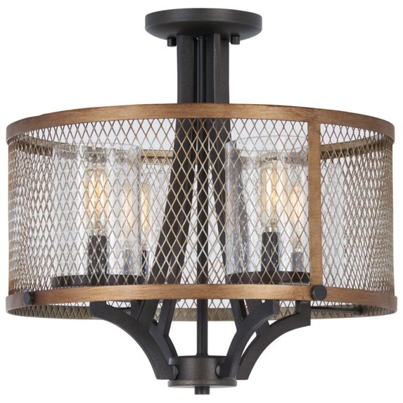 Minka Lavery - Marsden Commons - 4 Light Semi-Flush Mount in Transitional Style