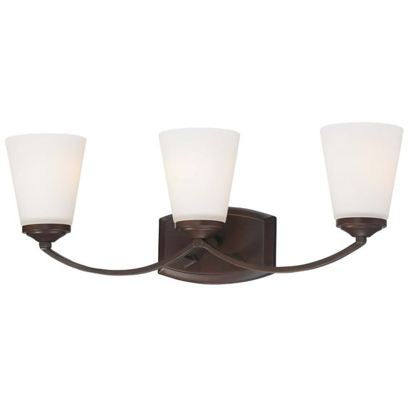 Overland Park 3-Light Bathroom Vanity Light in Vintage Bronze