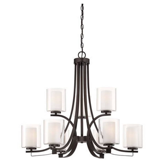 Minka Lavery - Parsons Studio - Chandelier 9 Light in Transitional Style - 28.5