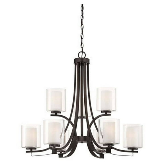 Minka Lavery - Parsons Studio - Chandelier 9 Light in Transitional Style - 28.5