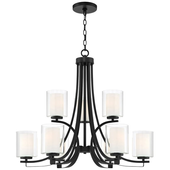 Minka Lavery - Parsons Studio - Chandelier 9 Light in Transitional Style - 28.5