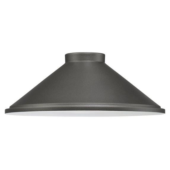 The Great Outdoors 7986-14 Reflective Lighting 14" Wide Shade - Smoked Iron