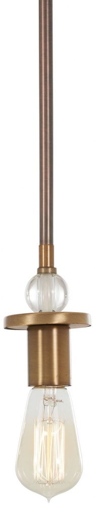 Harvard Court Bronze Glass Mini Pendant Light