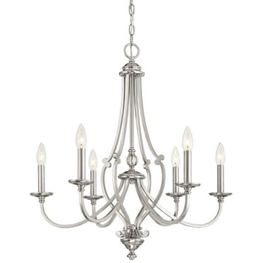 Minka Lavery - Savannah Row - Chandelier 6 Light Brushed Nickel in Traditional