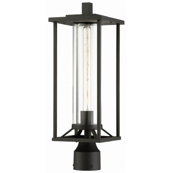 Minka Lavery Trescott 20" High Black Outdoor Post Light