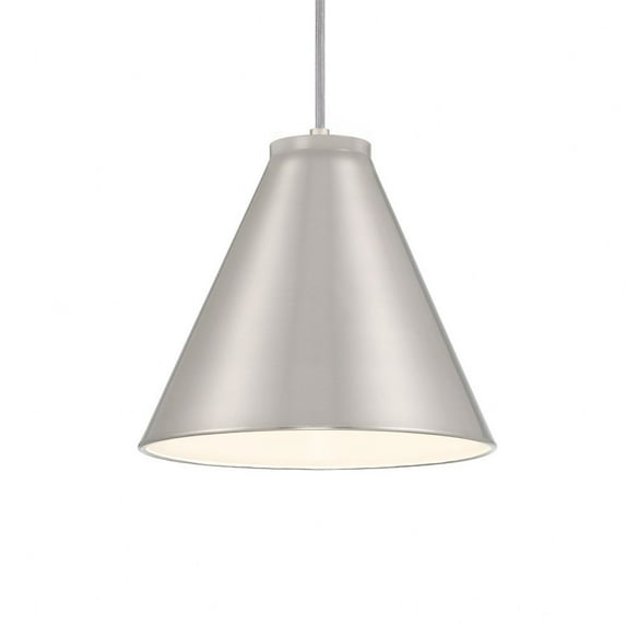 Minka Lavery - Vantage Pendants - 1 Light Cone Pendant-Brushed Nickel Finish