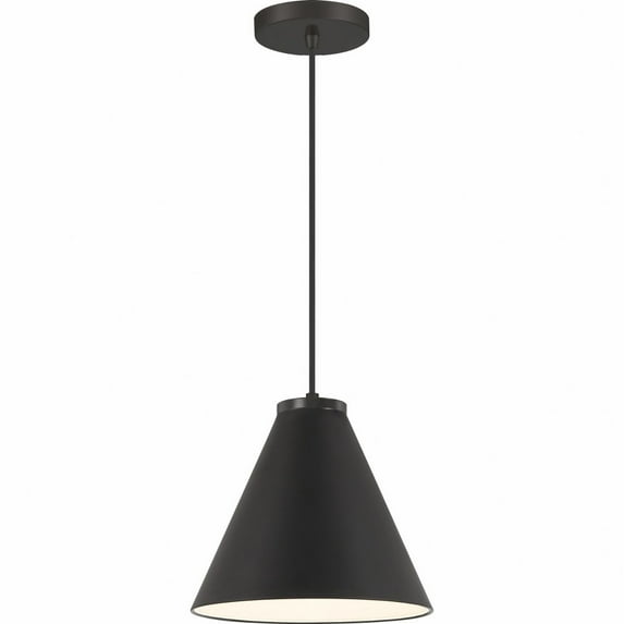Minka Lavery - Vantage Pendants - 1 Light Cone Pendant-Coal Finish