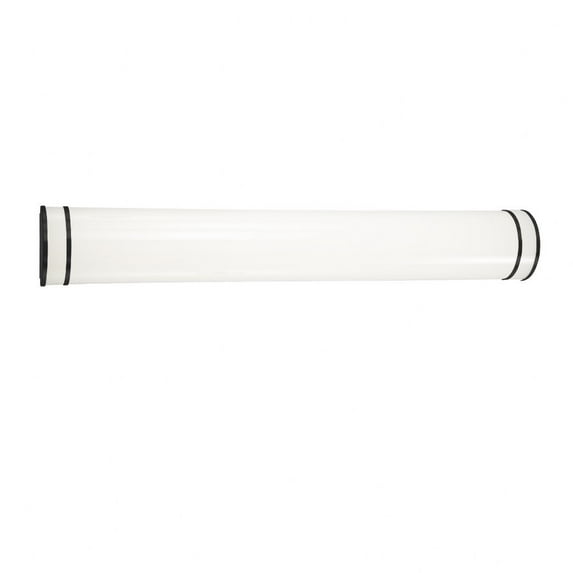 Minka Lavery Vantage 36 in. 1-Light Black CCT LED Vanity Light Bar with White Acrylic Shade