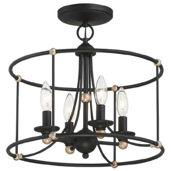 Minka Lavery Westchester County 15 3/4"W Sand Coal 4-Light Ceiling Light