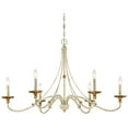 thumbnail image 1 of Minka Lavery Westchester County 40"W Farmhouse White 6-Light Chandelier, 1 of 4