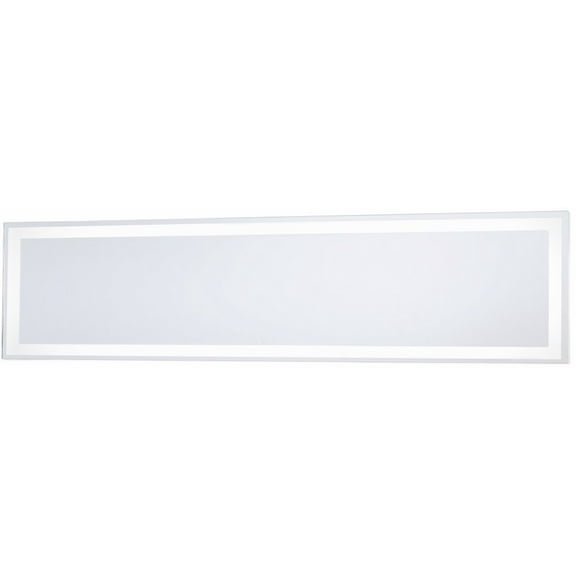 Minka Lavery White 30" x 6 3/4" Rectangular LED Backlit Wall Mirror
