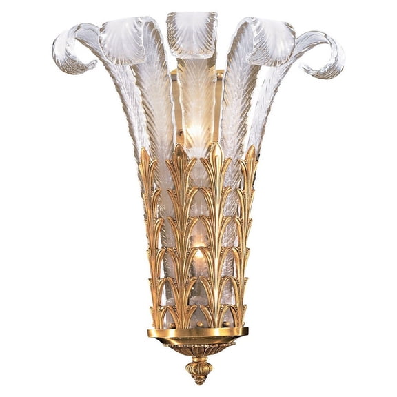 Minka Metropolitan - 16.5 Inch Two Light Wall Sconce-French Gold Finish - Minka
