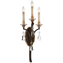 Minka Metropolitan - Chateau Nobles - Three Light Wall Sconce - Minka