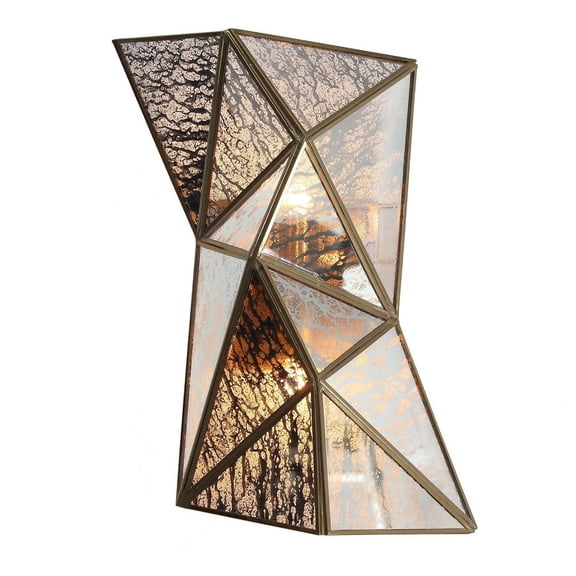 Minka Metropolitan - Geo-Gem - 2 Light Wall Sconce-15.2 Inches Tall and 9.5