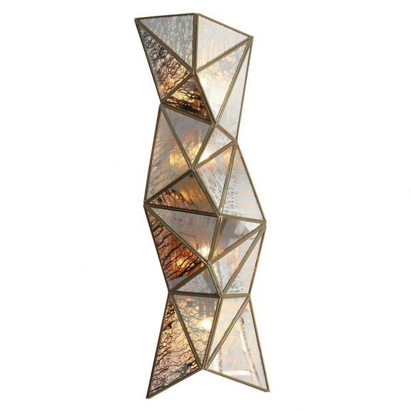Minka Metropolitan - Geo-Gem - 4 Light Wall Sconce-28.7 Inches Tall and 9.5