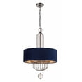 thumbnail image 1 of 6 Light Pendant-34.75 Inches Tall And 24 Inches Wide-Aged Antique Nickel Finish    -Traditional Installation Minka Metropolitan N7336-889, 1 of 3