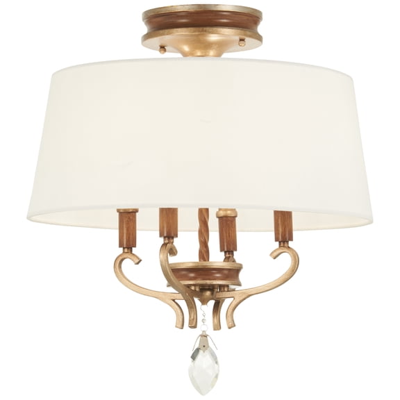 Minka Metropolitan - Magnolia Manor - 4 Light Semi-Flush Mount-22.25 Inches Tall
