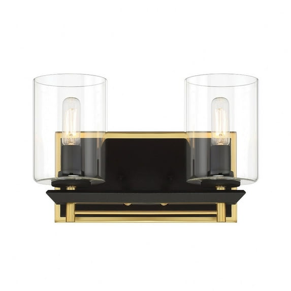 Minka Metropolitan - Sable Point - 2 Light Bath Vanity-7.63 Inches Tall and