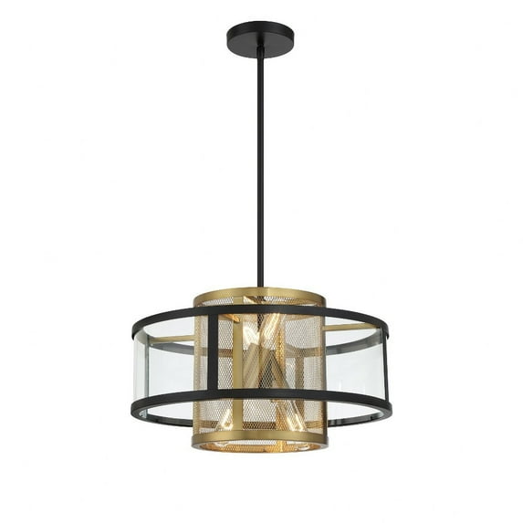Minka Metropolitan - Soho - 4 Light Convertible Pendant In Contemporary