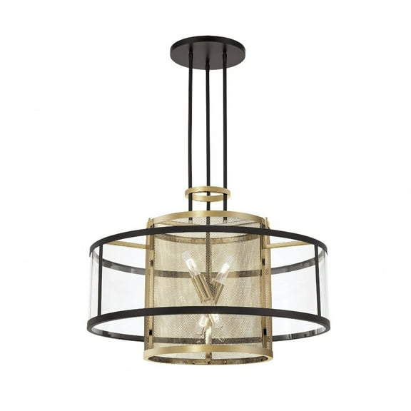 Minka Metropolitan - Soho - 4 Light Pendant In Contemporary Style-27 Inches Tall