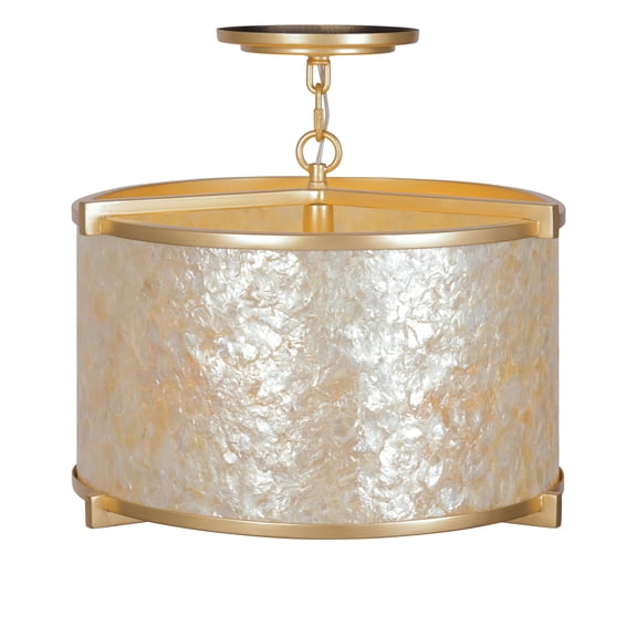 Minka Metropolitan - Sommers Bend - 4 Light Semi-Flush Mount-12.28 Inches Tall