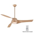 thumbnail image 1 of Smart Ceiling Fan With Light Kit In Transitional Style 15.5 Inches Tall By 58 Inches Wide-Maple Finish-Maple Blade Color Minka Aire Fans F803dl-Mp, 1 of 2