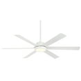 thumbnail image 1 of Minkaaire Cairo 65 Led Cairo 65" 6 Blade Indoor Led Ceiling Fan - White, 1 of 7
