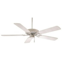 Ceiling Fan In Traditional Style 12.25 Inches Tall By 42 Inches Wide-White Finish-White Blade Color Minka Aire Fans F546-Wh