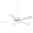 thumbnail image 1 of Ceiling Fan In Transitional Style 12.25 Inches Tall By 52 Inches Wide-Flat White Finish-Flat White Blade Color Minka Aire Fans F556-Whf, 1 of 10