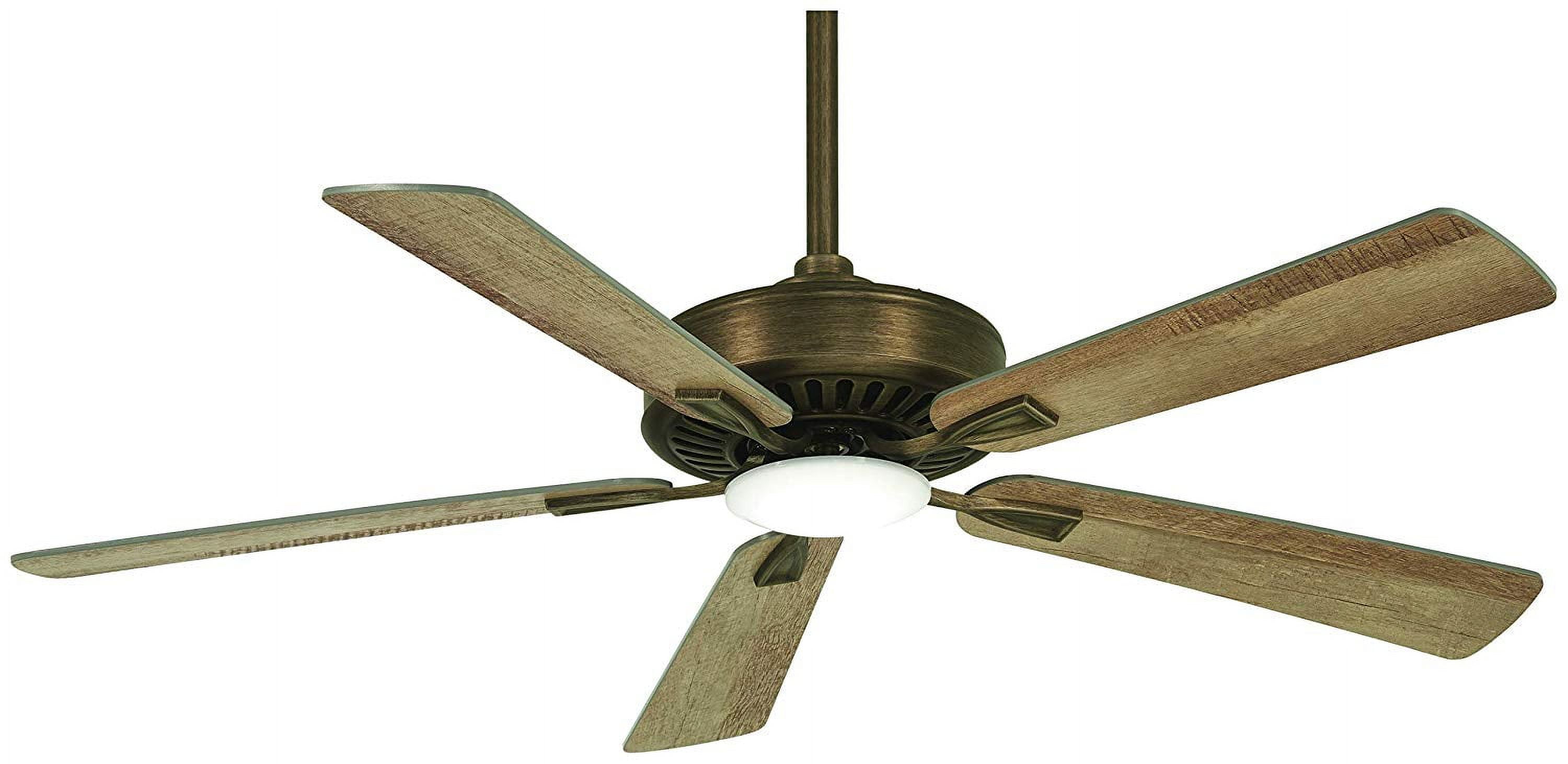 52" Heirloom Bronze LED Ceiling Fan with Barnwood Blades