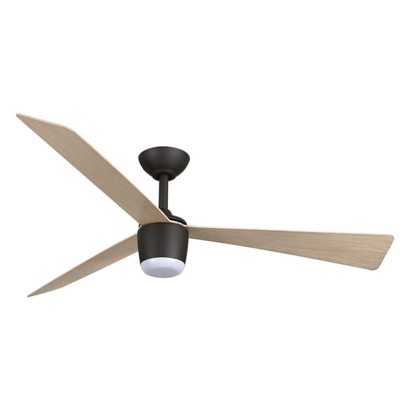 Minka Aire Elavan 52" Ceiling Fan - Ashwood 3-Blade Remote Control F744L-DB/ASW