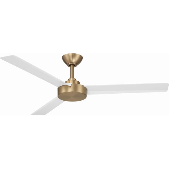 Minkaaire F524-BBR/ALW F524-BBR/ALW 52" 3 Blade Indoor Ceiling Fan - Brushed Brass /