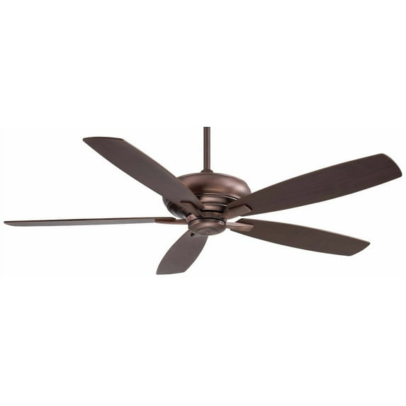Ceiling Fan In Transitional Style 13.25 Inches Tall By 60 Inches Wide-Dark Brushed Bronze Finish-Dark Maple/Dark Walnut Blade Color Minka Aire Fans