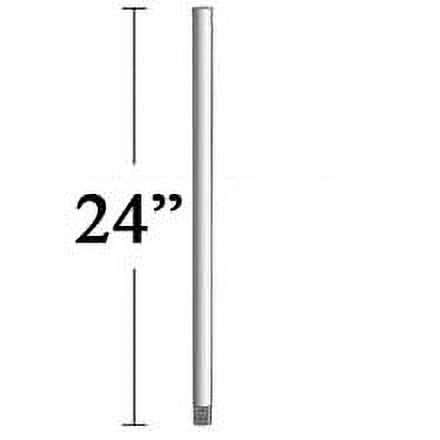 Minkaaire DR524-GL 24" Ceiling Fan Downrod For 11 Ft Ceilings - Galvanized