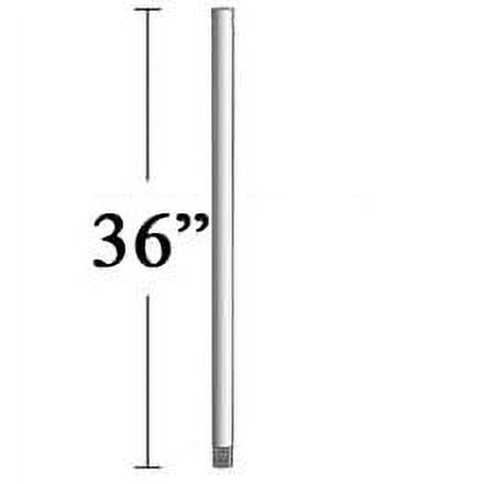 Minkaaire DR536-RW 36" Ceiling Fan Downrod For 12 Ft Ceilings - Pink