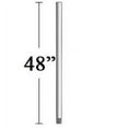 thumbnail image 1 of Minkaaire Ma Dr548 48" Ceiling Fan Downrod For 13 Ft Ceilings - Nickel, 1 of 2