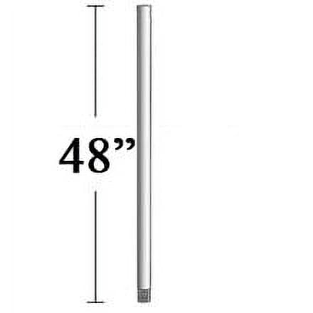 Minkaaire Ma Dr548 48" Ceiling Fan Downrod For 13 Ft Ceilings - Nickel