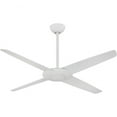 thumbnail image 1 of F738D-WHF-Minka Aire Fans-Pan Cake - 4 Blade Ceiling Fan-10.5 Inches Tall and 52 Inches Wide-Flat White Finish, 1 of 2