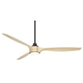 thumbnail image 1 of Minkaaire F762L-DB/WTO Pierce 65" 3 Blade Led Indoor Smart Ceiling Fan - Dark Bronze /, 1 of 7