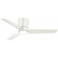 thumbnail image 1 of Ceiling Fan With Light Kit 8.75 Inches Tall By 48 Inches Wide-Flat White Finish-White Blade Color Minka Aire Fans F671l-Whf, 1 of 3
