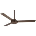 thumbnail image 1 of Ceiling Fan In Contemporary Style 11.75 Inches Tall By 52 Inches Wide-Oil Rubbed Bronze Finish-Oil Rubbed Bronze Blade Color Minka Aire Fans F524-Orb, 1 of 2