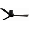 thumbnail image 1 of 52" Minka Aire Simple Flush Coal Black Outdoor Hugger Ceiling Fan, 1 of 6