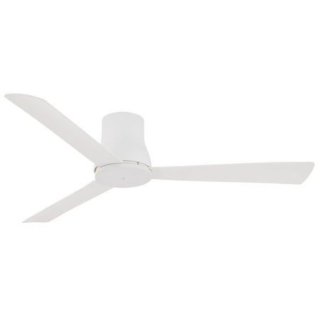 52" Minka Aire Simple Flush Flat White Outdoor Hugger Ceiling Fan