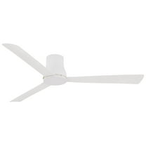 60" Minka Aire Simple Flush Flat White Outdoor Hugger Ceiling Fan