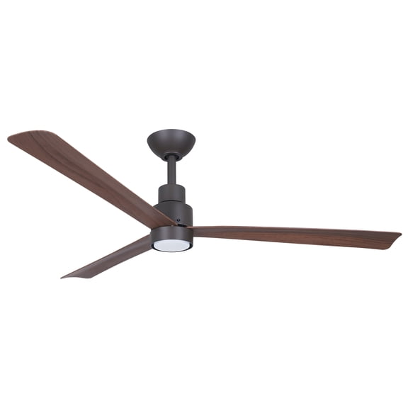 Minka Aire Simple 52" Ceiling Fan - Medium Maple 3-Blade F787L-ORB